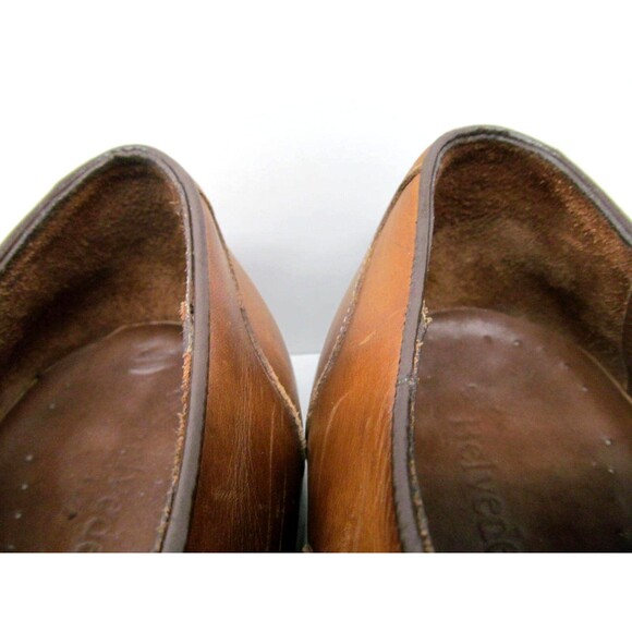 Belvedere Mens Handmade Brown Leather And Genuine Alligator Oxfords Size US 13 D main image 10